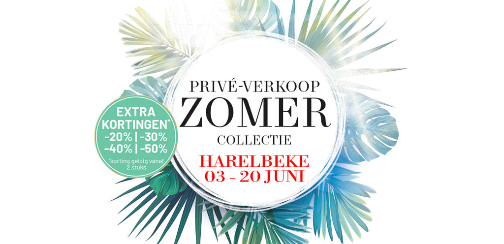 ZOMERVERKOOP te Harelbeke 3 juni - 20 juni