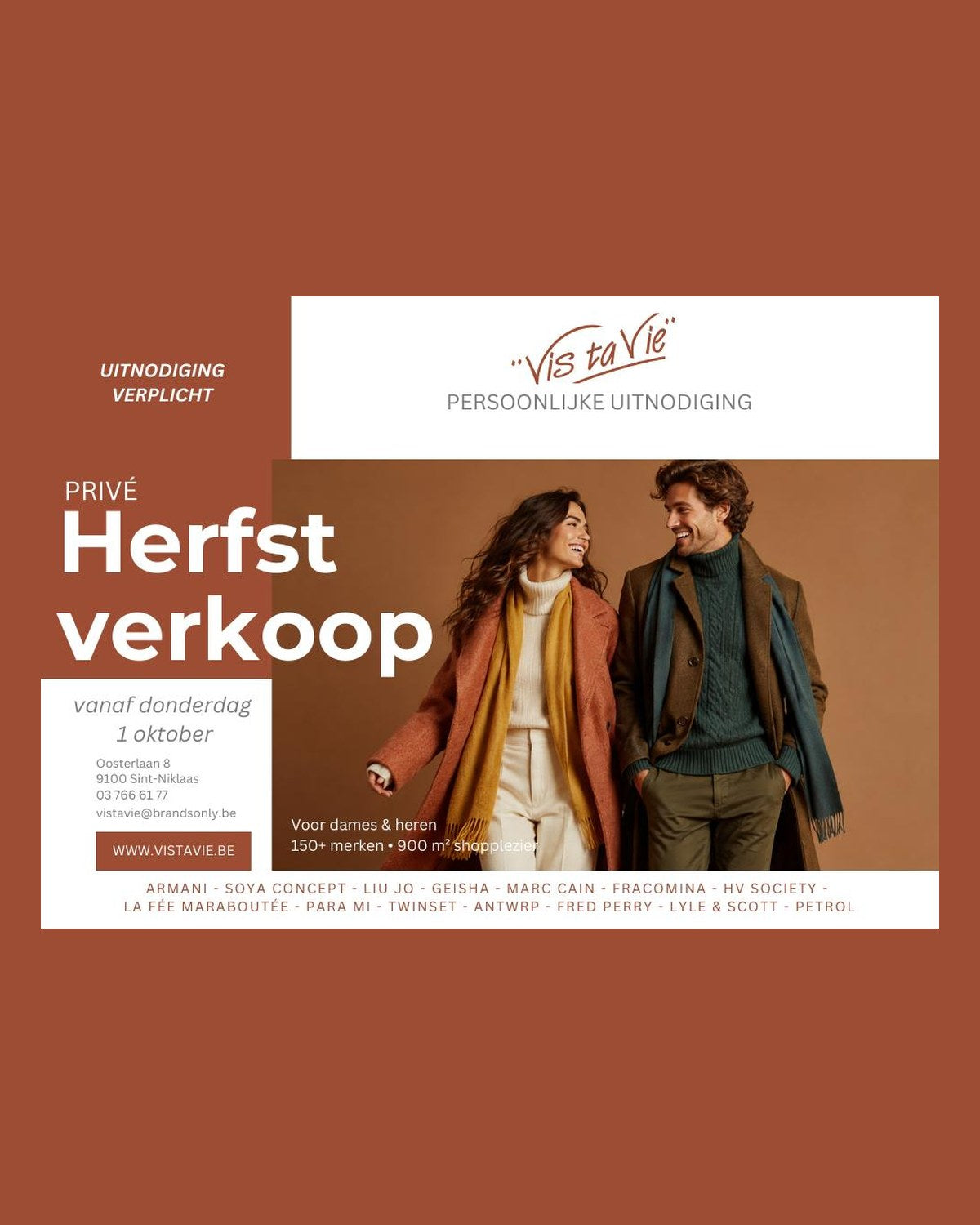 Herfstverkoop Vis ta Vie Sint-Niklaas