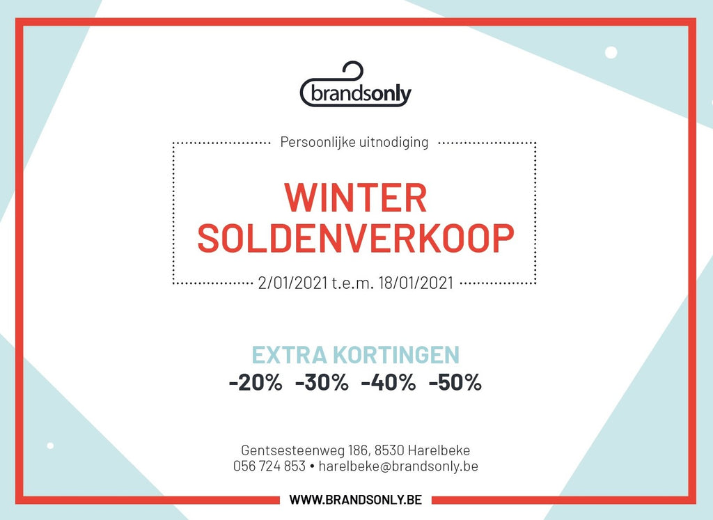 SOLDEN WINTERVERKOOP Harelbeke 2jan - 18jan