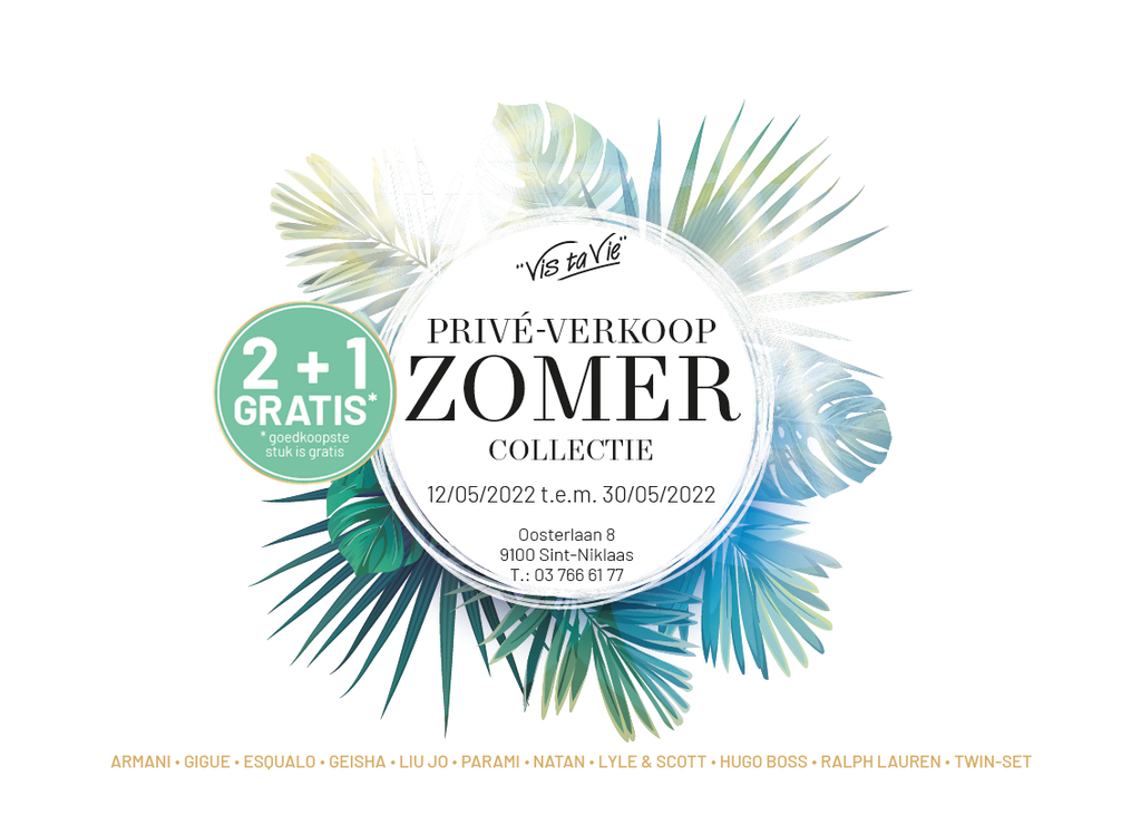 ZOMERVERKOOP @VIS TA VIE - 12 mei tem 30 mei