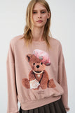 BSB sweater roze - detail