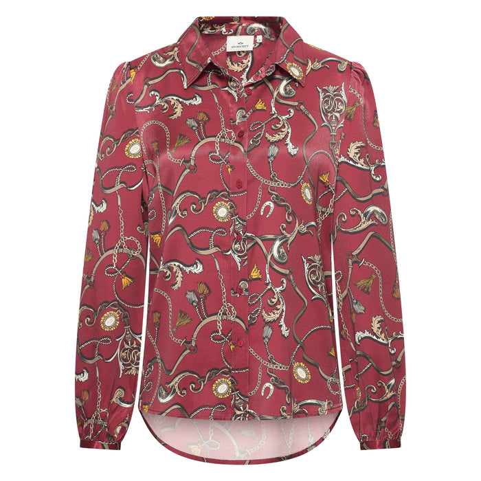 Hv Society - Blouse - Burgundy