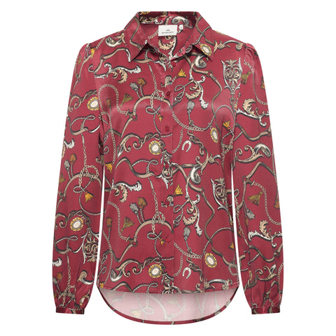 Hv Society - Blouse - Burgundy