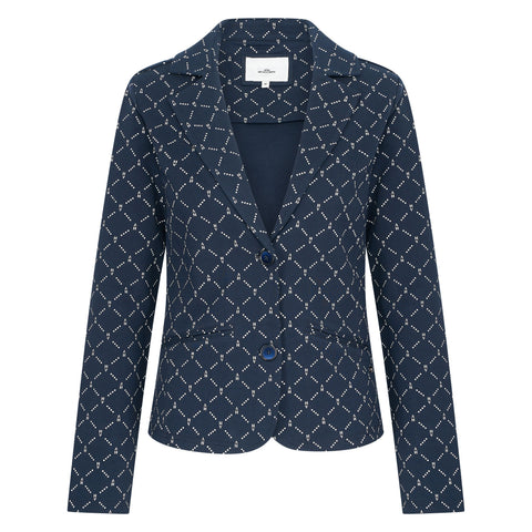 Hv Society - Blazers - Navy Aop