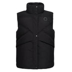 HV Society bodywarmer zwart met opstaande kraag en stiksels in V-vorm voor dames