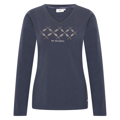 Hv Society - Top Hvskeet - Navy