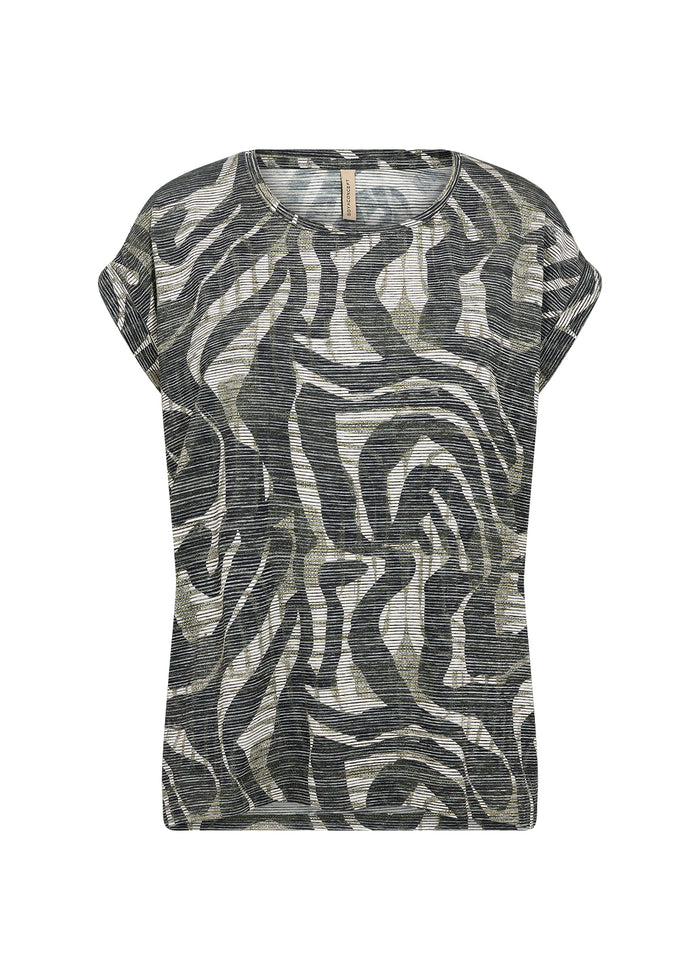 Soya Concept - T-Shirt - Zwart