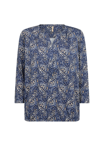 Soya Concept - T-Shirt - Blauw