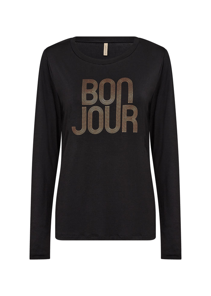 Soyaconcept - T-Shirt - Zwart