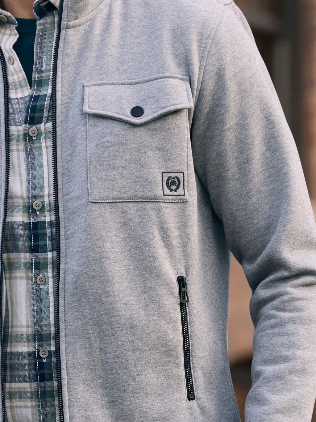 Lerros - Cardigan - Gris clair