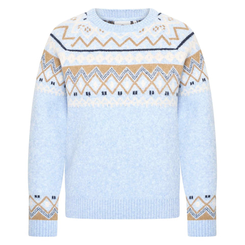 Hv Society - Pullover Hvskristen - Lightblue