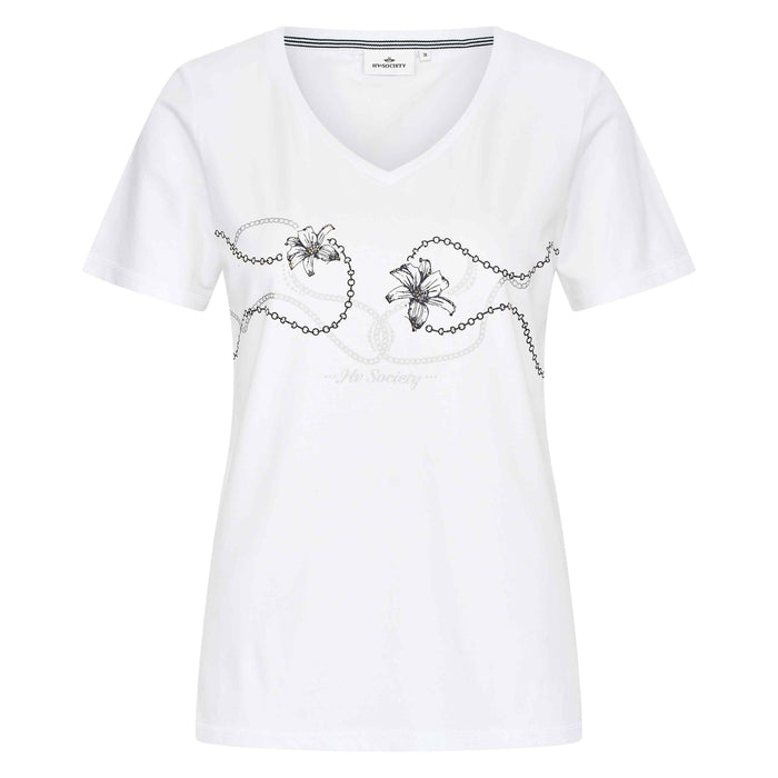 Hv Society - Tops - White-Navy