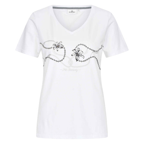 Hv Society - Tops - White-Navy