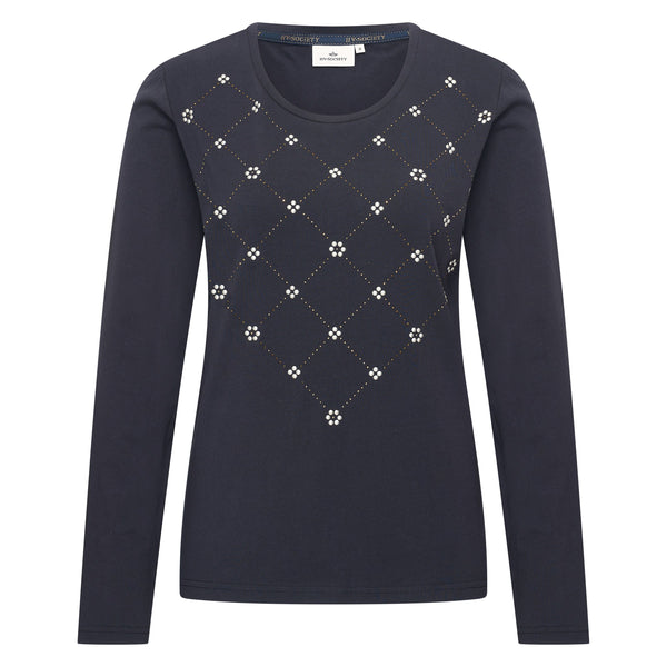 Hv Society - Top - Navy