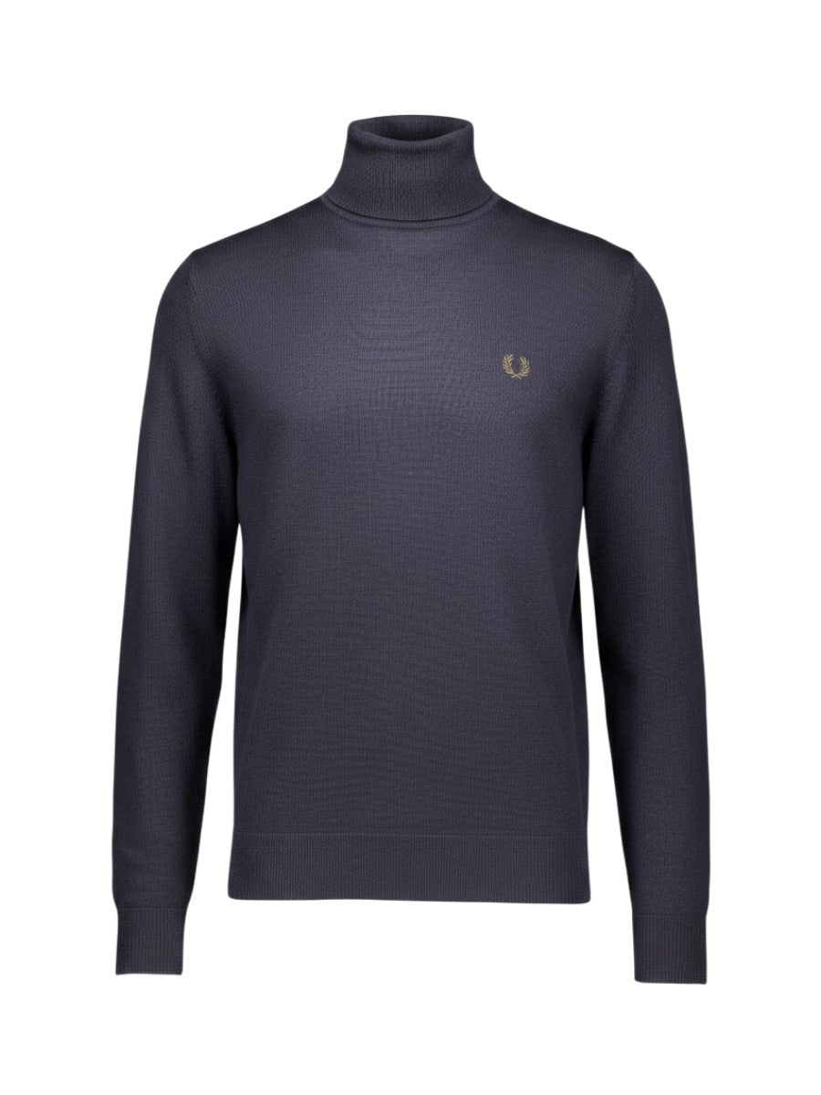 Fred Perry pull bleu foncé pour homme