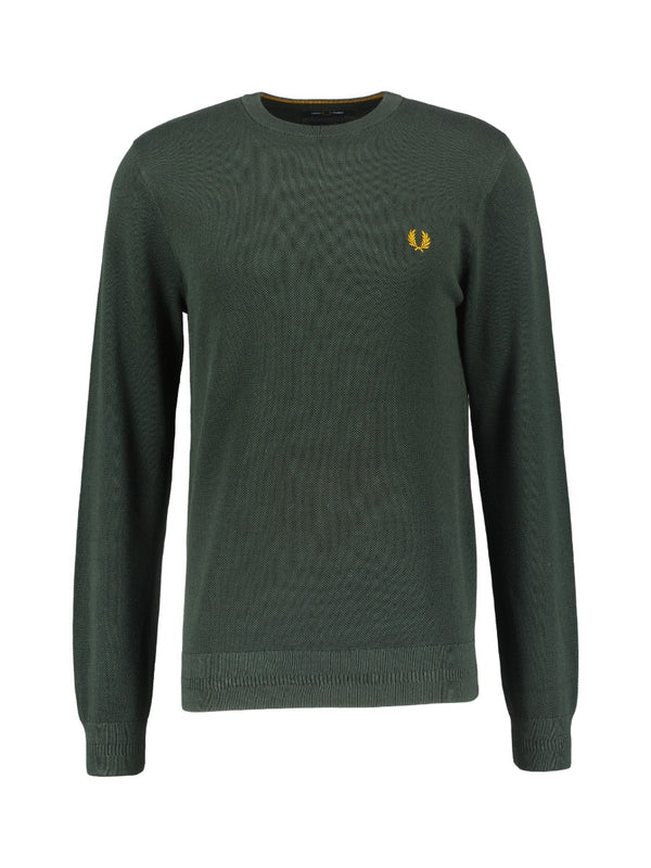 Fred Perry - Trui - Donkergroen