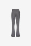 Geisha gemêleerde pantalon met elastische taille in black/off-white