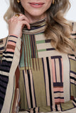 Geisha turtleneck top bruin 5