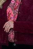 Geisha vest bordeaux 3
