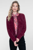 Geisha vest bordeaux 6