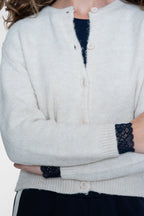Geisha fijngebreid vest ecru 3