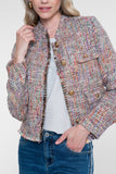 Geisha boucle jasje multicolor 5
