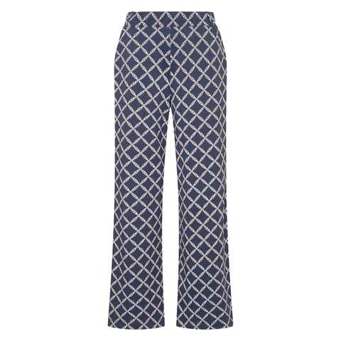 Hv Society - Pants Hvsarabella - Navy Aop