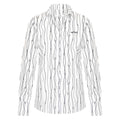 HV Society blouse wit met donkerblauwe touwprint voor dames