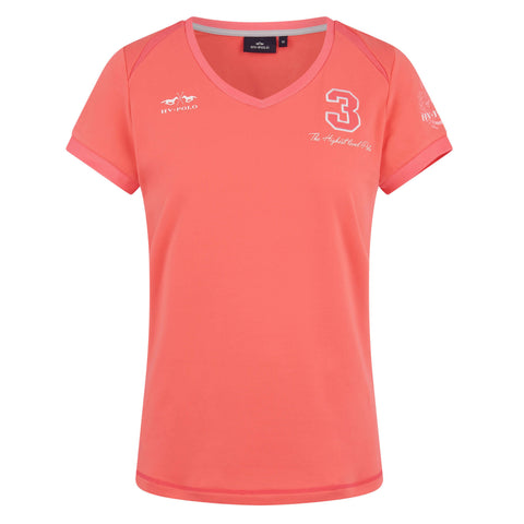 Hv Polo - T-Shirt - Bright Coral