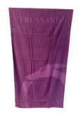 Trussardi - Handdoek - Paars - 90x170cm