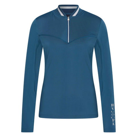 Hv Polo - Long Sleeve Top Hvpjayden - Deep Sea Blue