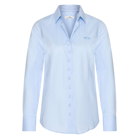 Hv Society - Blouses - Lightblue