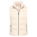 HV Society bodywarmer ecru omkeerbaar met gewatteerde en teddyzijde voor dames