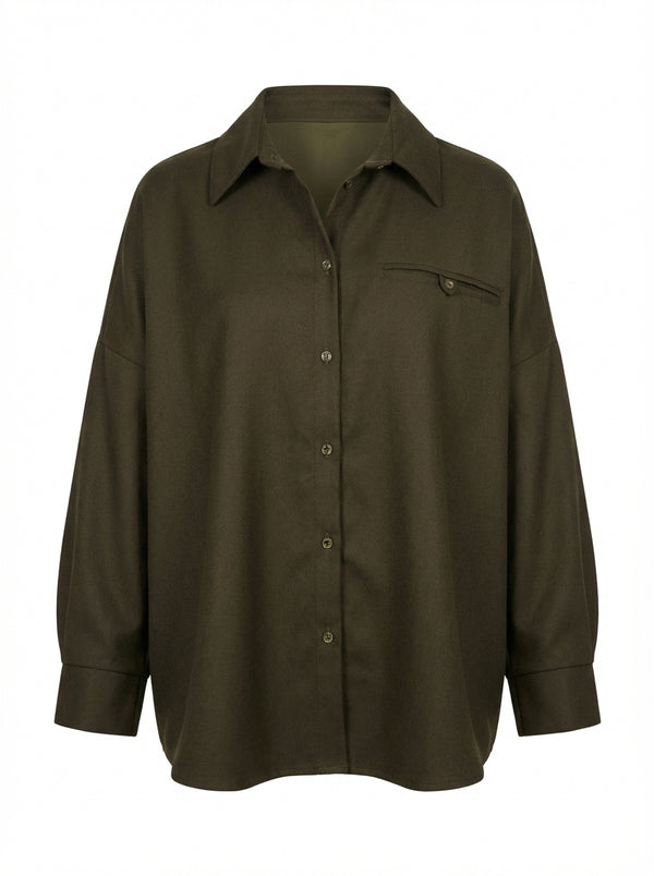La Fée Maraboutée blouse groen voor dames