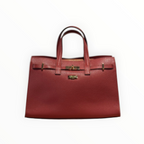 Brands Only Webshop Baldinini handtas in rood leder met goudkleurige details en elegante sluiting