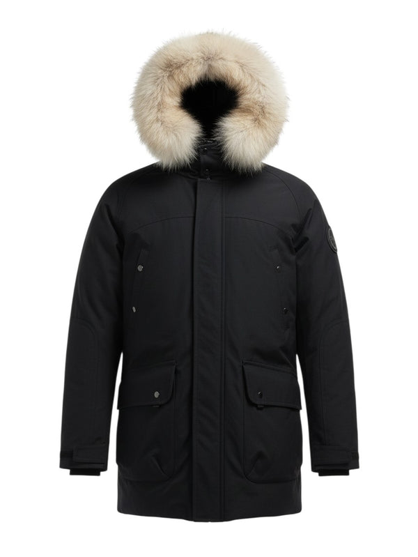 Peuterey jas winter donker blauw pour hangend