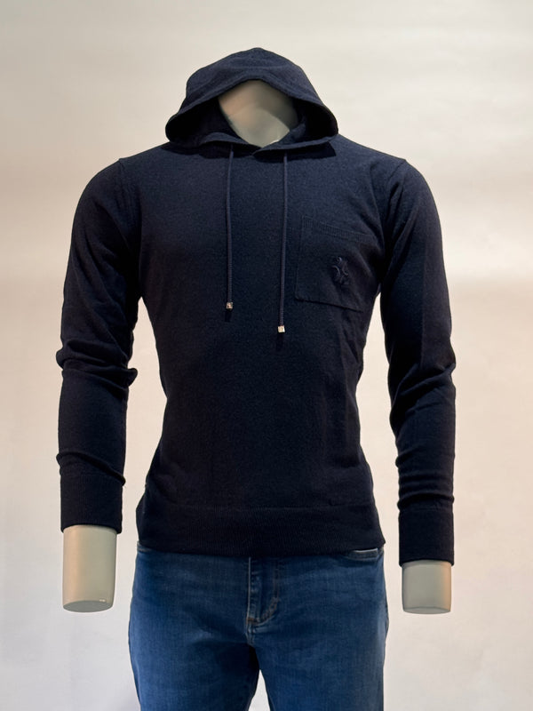 Billionaire - Trui met kap - Donkerblauw