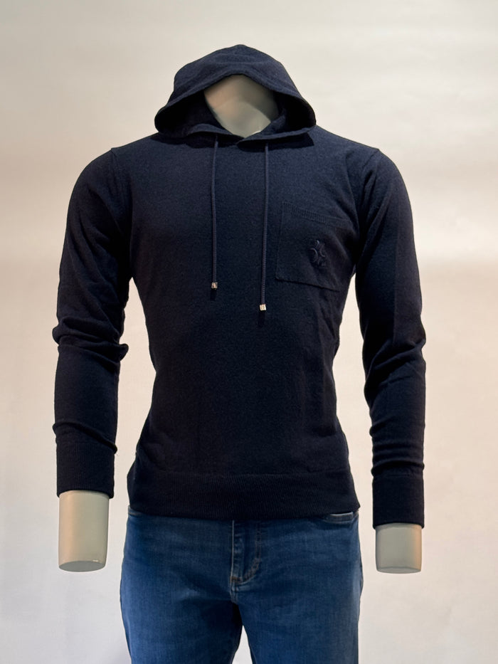 Billionaire - Trui met kap - Donkerblauw