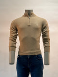 Billionaire - Trui met halve rits - Beige