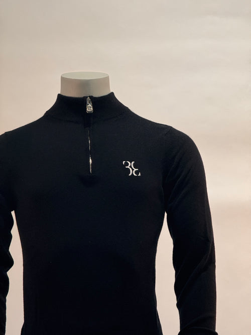 Billionaire - Trui met halve rits - Zwart