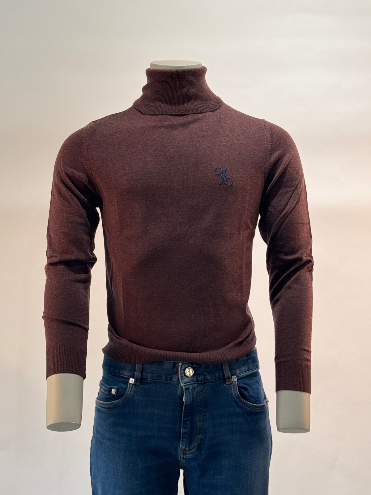 Billionaire - Pull à col roulé - Bordeaux