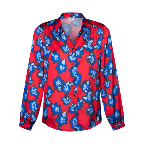 Green Ice - Blouse - Red