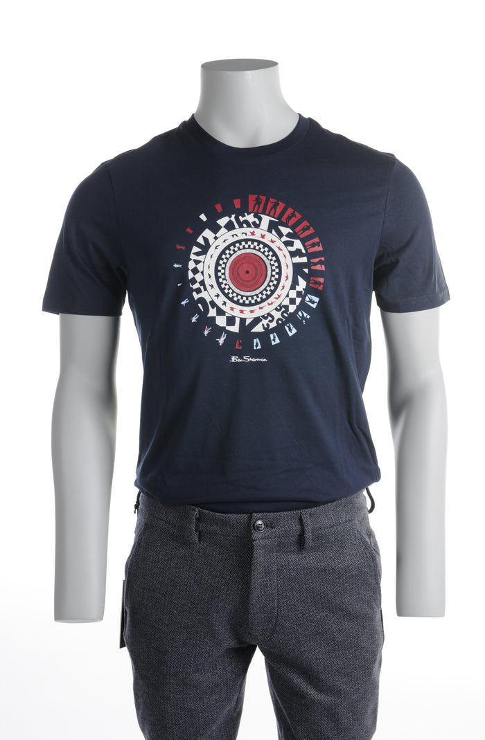 Ben Sherman - T-Shirt - Blauw
