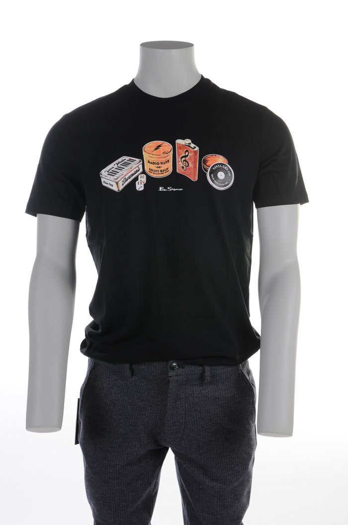 Ben Sherman - T-Shirt - Zwart
