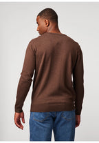 Antwrp Merino Crewneck Bruin - detail 3
