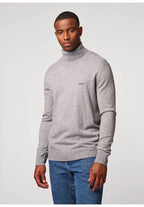 Antwrp Merino Turtleneck Grey Chiné - detail 1