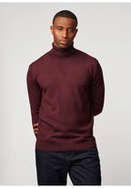 Antwrp Merino Turtleneck Bordeaux - detail 1