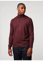 Antwrp Merino Turtleneck Bordeaux - detail 2