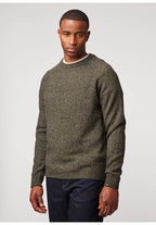 Antwrp Mouline Crewneck Knit Donkergroen - detail 1