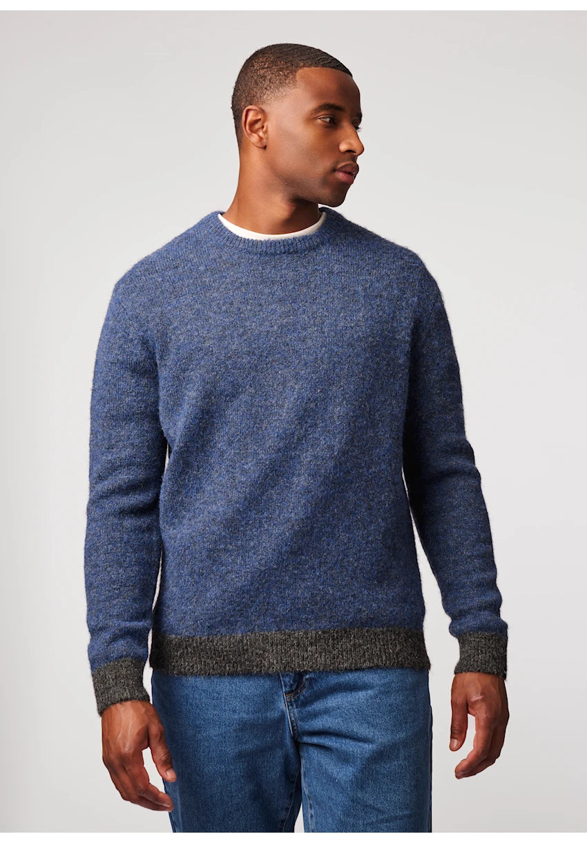 Antwrp Colorblock Knit Blauw - detail 1